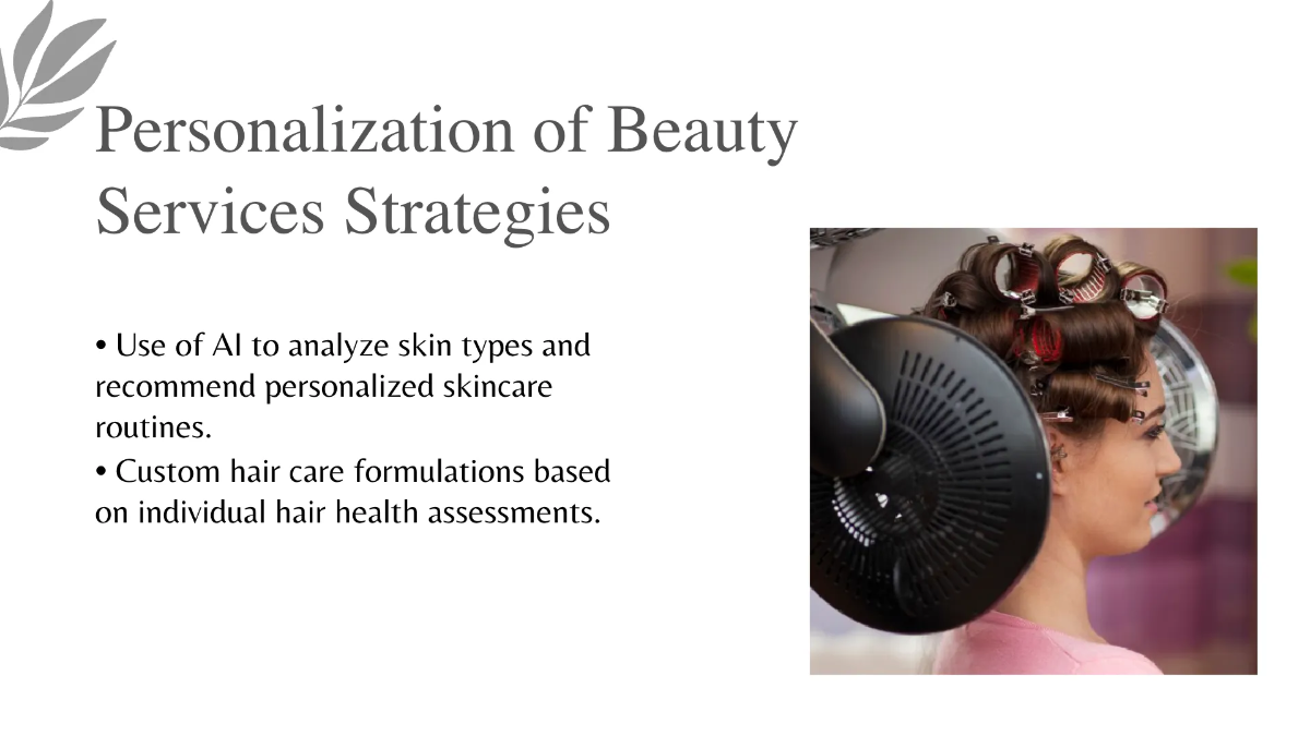 Free Salon Industry Trends Presentation Template to Edit Online