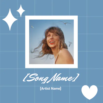 Free Taylor Swift Album Cover to Edit Online