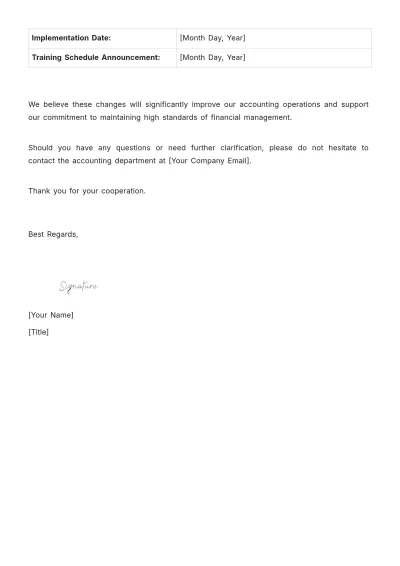 Free Hotel Accounting Notice Template to Edit Online