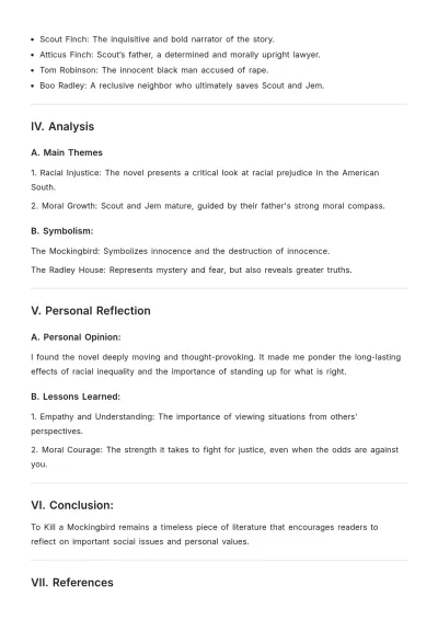 Free 9th Grade Book Report Template to Edit Online