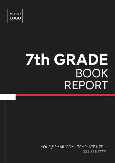 Free 7th Grade Book Report Template to Edit Online