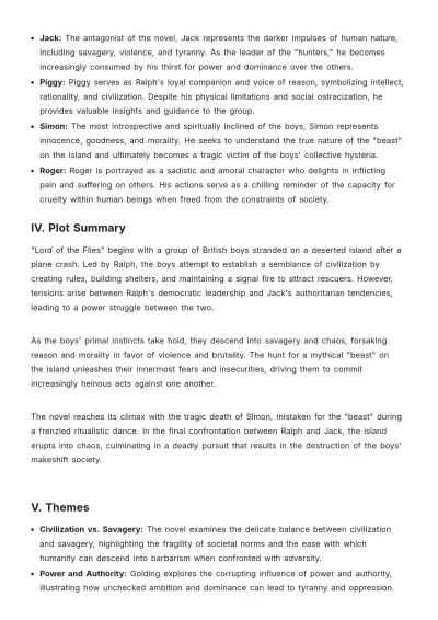 Free 10th Grade Book Report Template to Edit Online