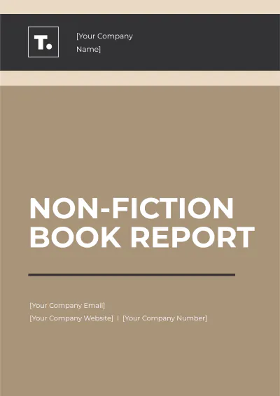Free Non-Fiction Book Report Template to Edit Online