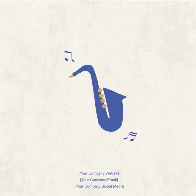 Free Easy Jazz Album Cover Template to Edit Online