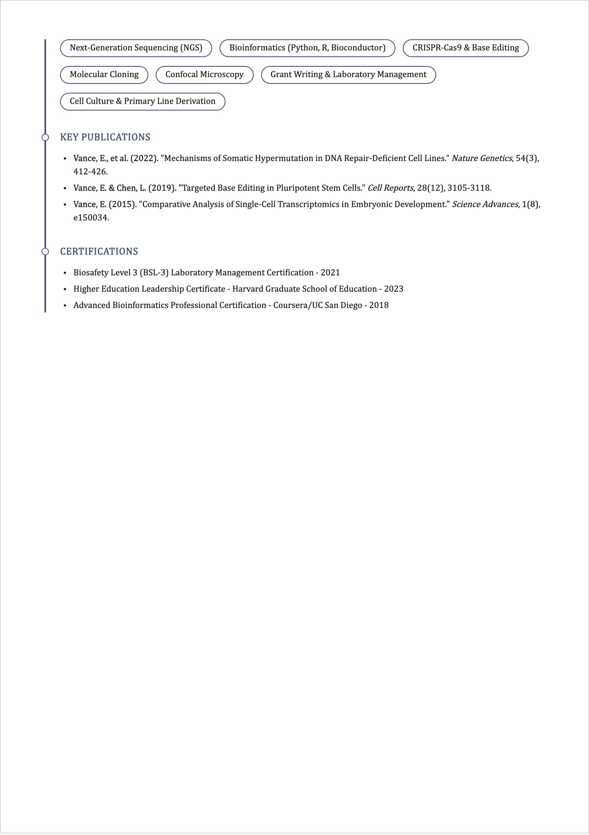 Free One Page Academic ATS Resume Template, AI Resume Builder