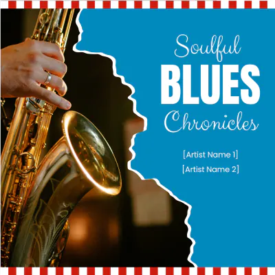 Free Album Cover For Blues Music Template to Edit Online