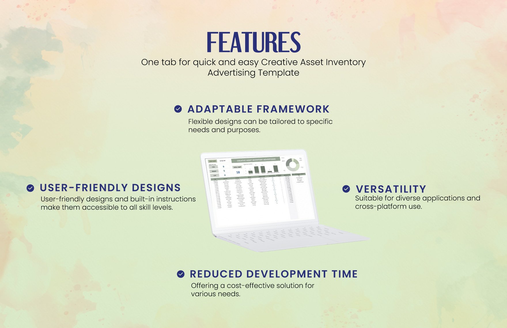 Creative Asset Inventory Advertising Template