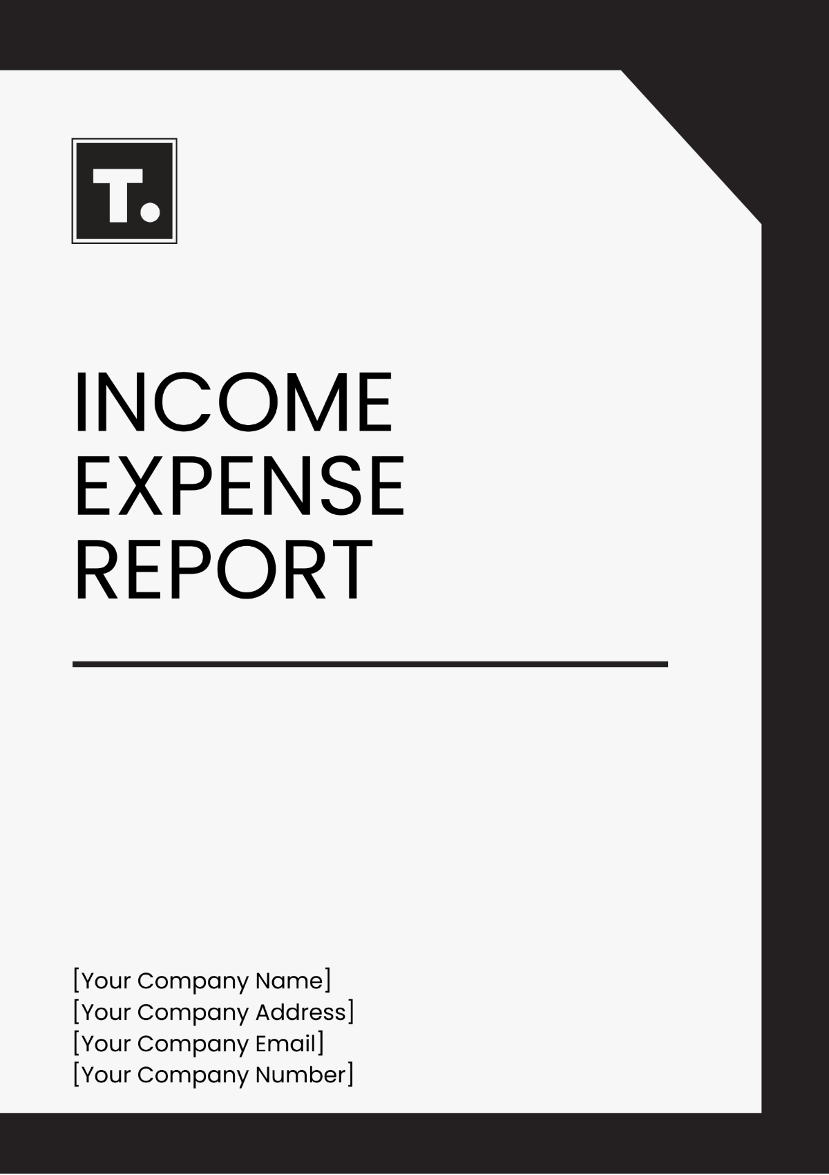 Income Expense Report Template - Edit Online & Download