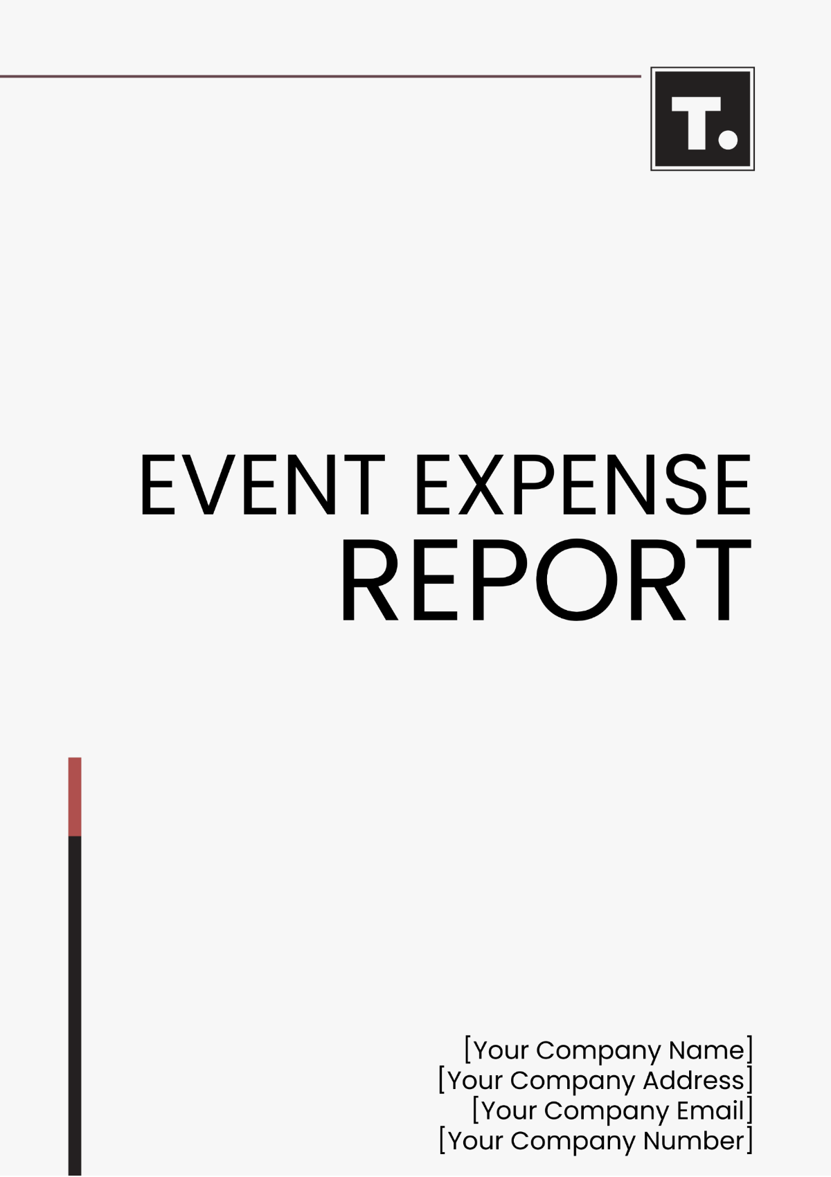 Event Expense Report Template - Edit Online & Download