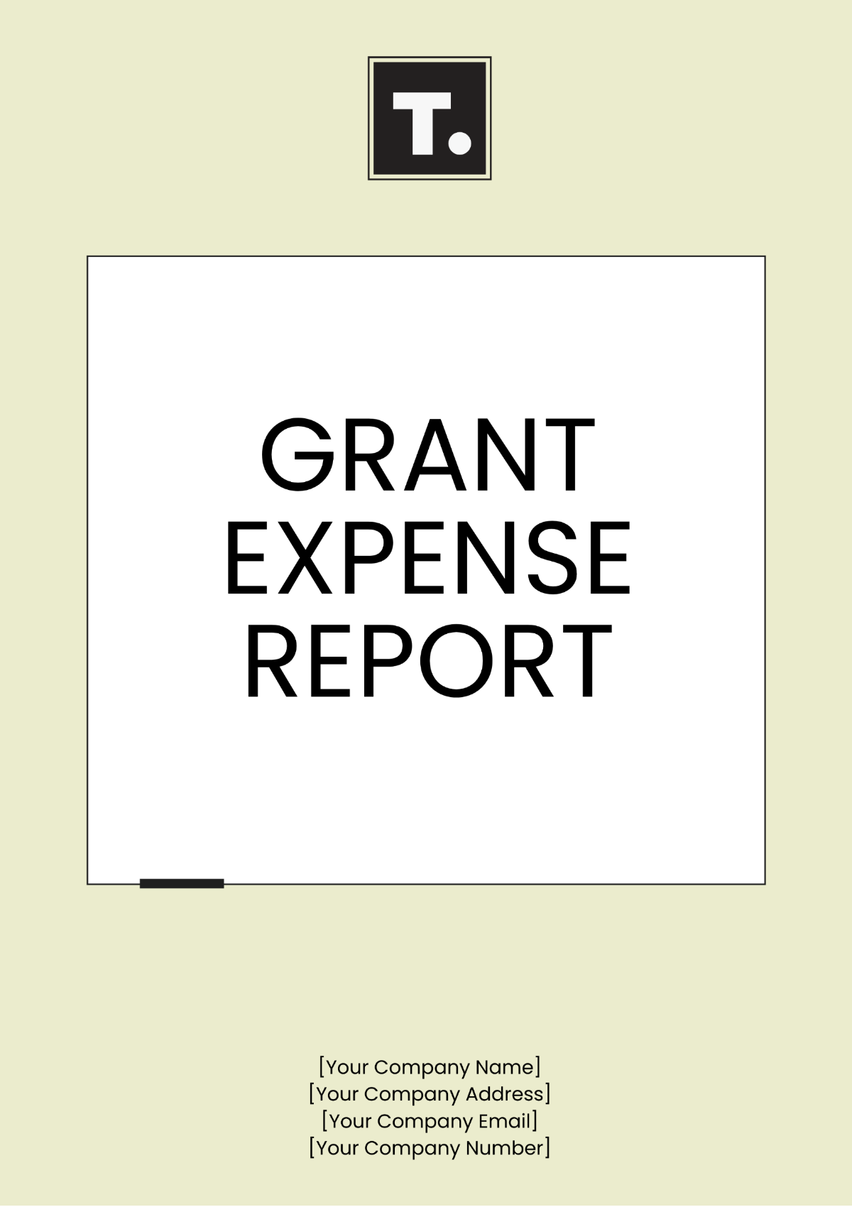 Grant Expense Report Template - Edit Online & Download