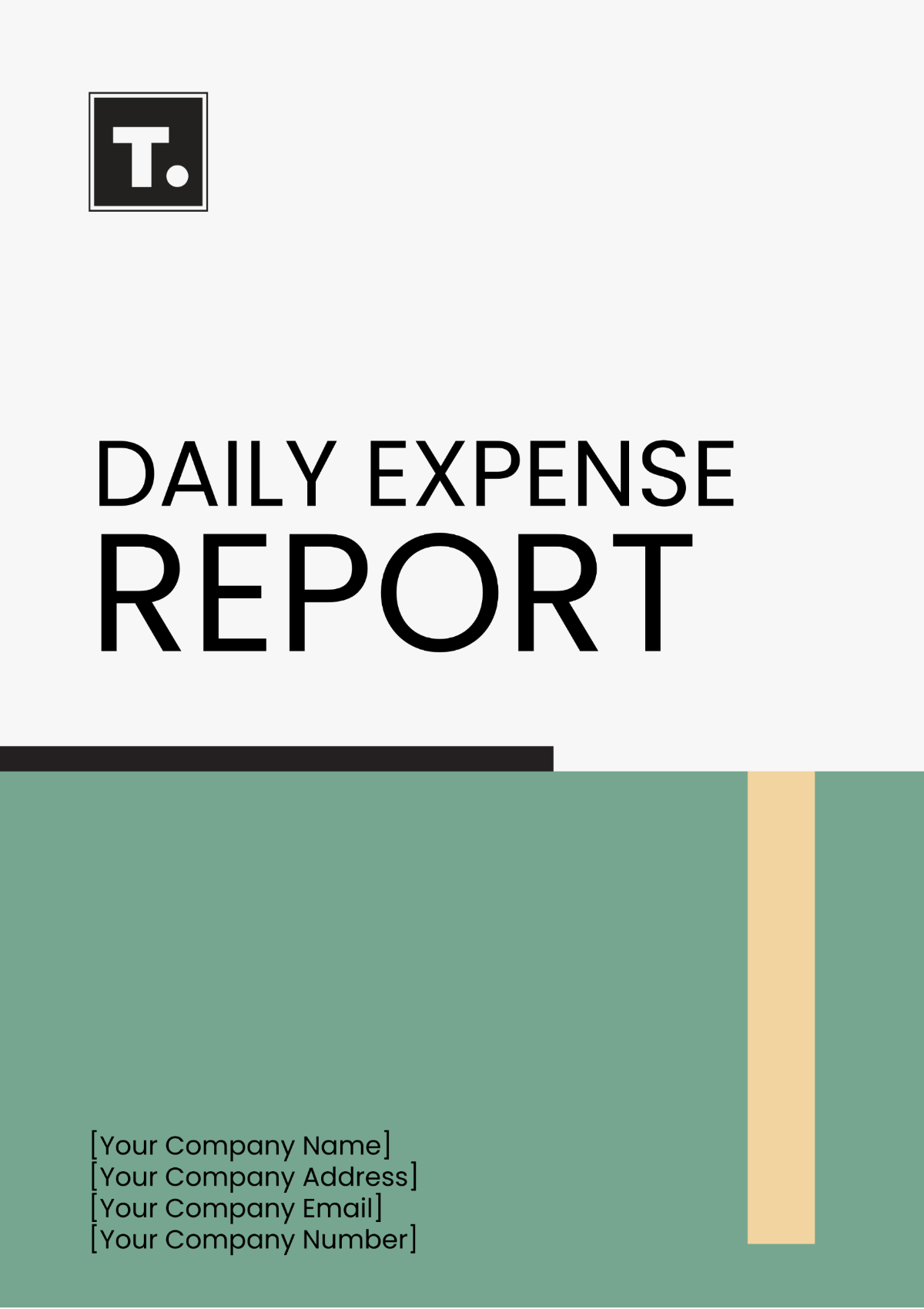 Daily Expense Report Template - Edit Online & Download