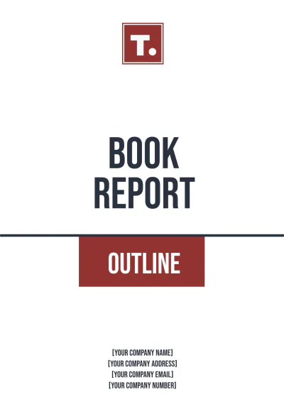 Free Book Report Outline Template to Edit Online