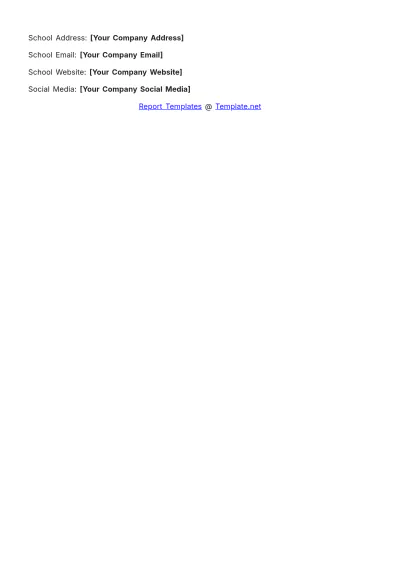 Free Book Report Outline Template to Edit Online