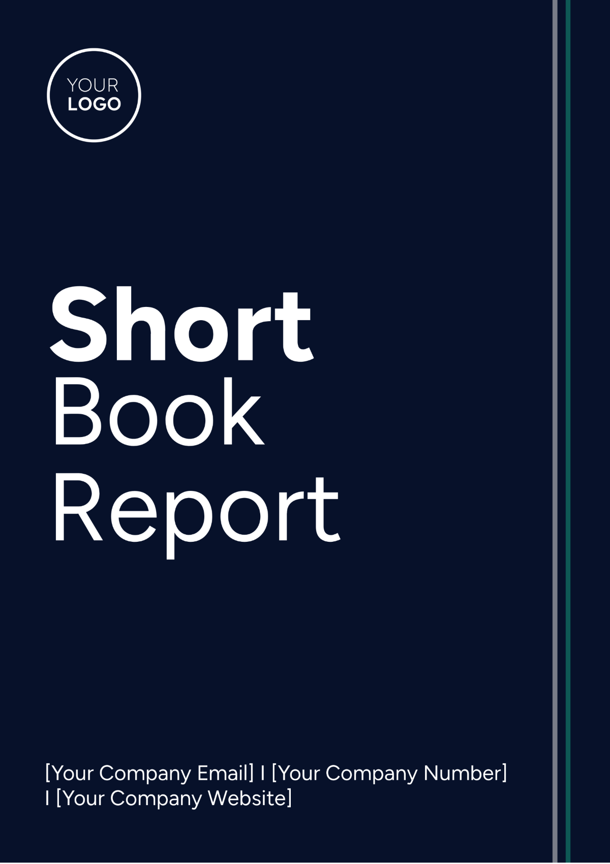 Short Book Report Template