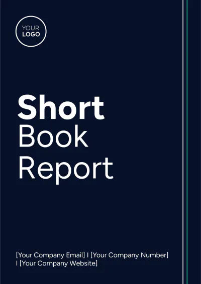 Free Short Book Report Template to Edit Online