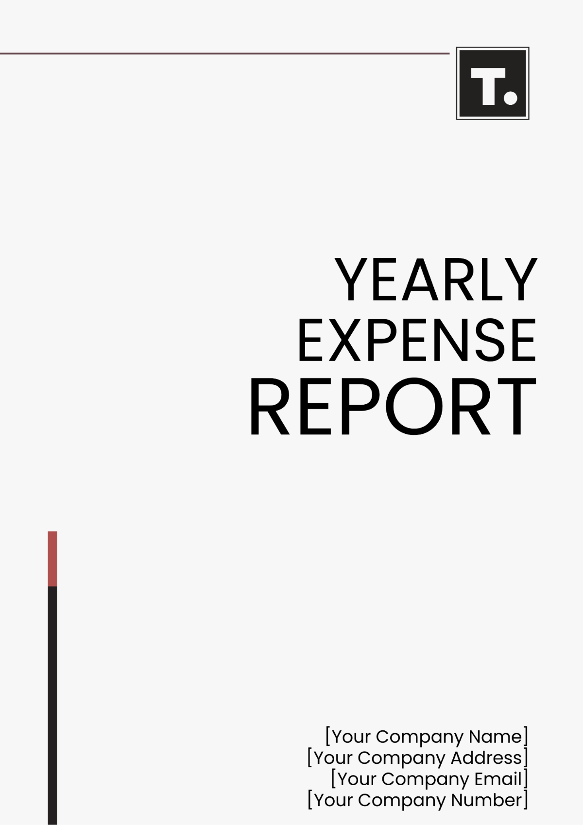 Yearly Expense Report Template - Edit Online & Download