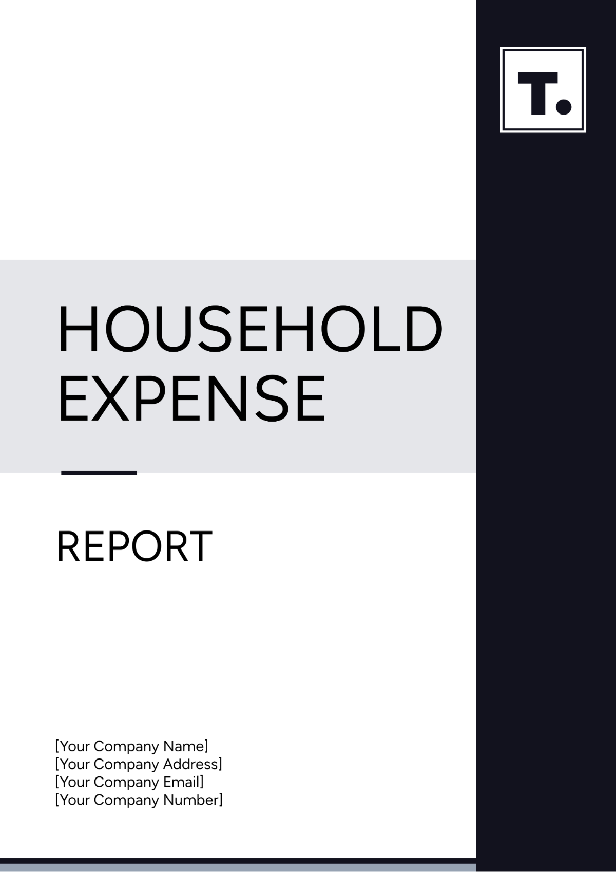 Household Expense Report Template - Edit Online & Download