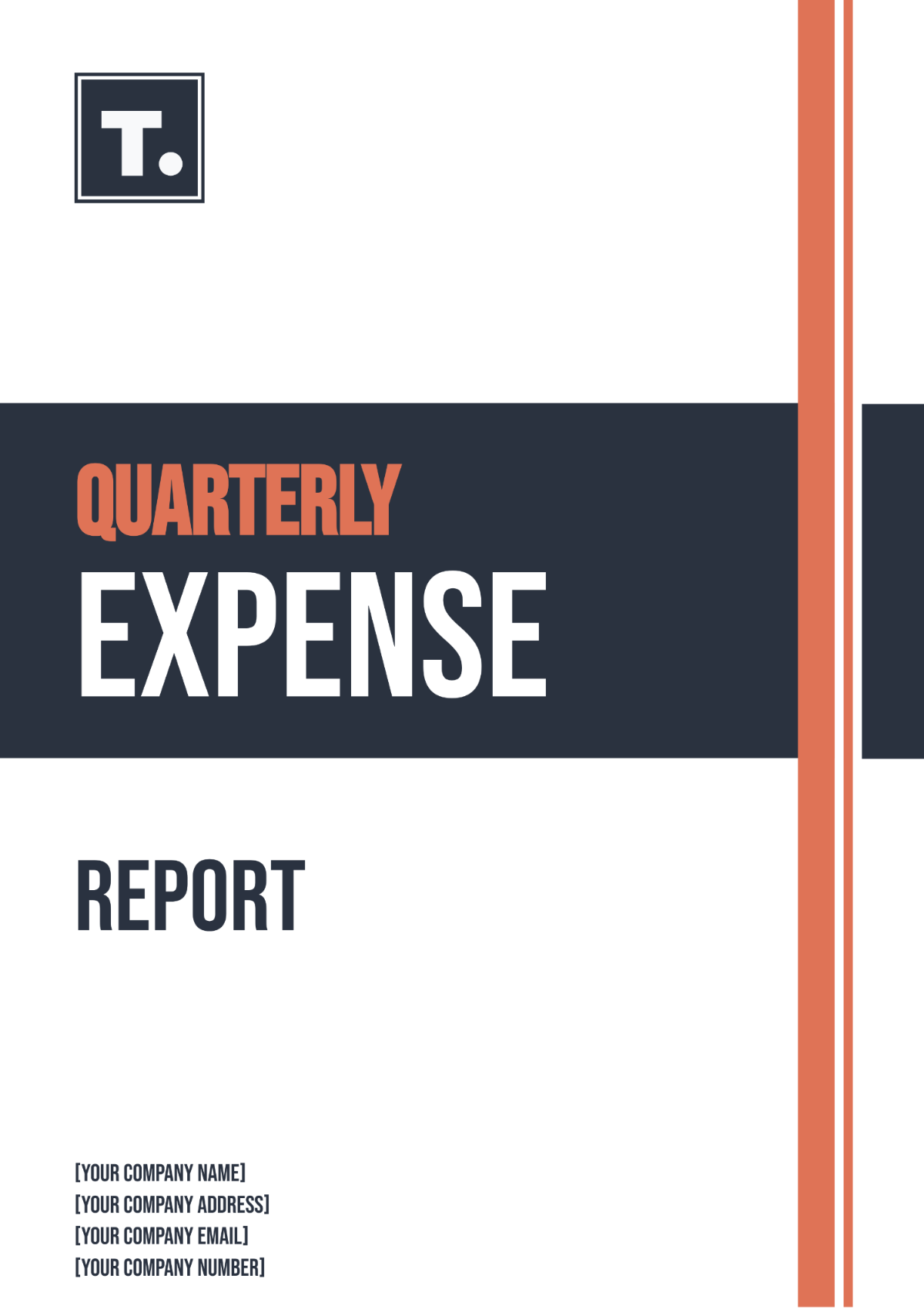 Quarterly Expense Report Template - Edit Online & Download