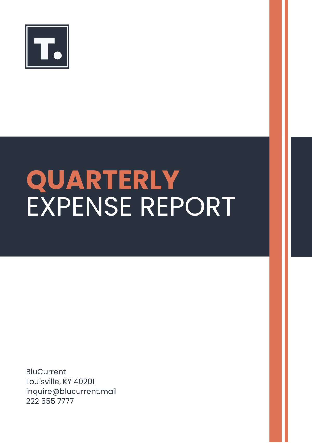 Quarterly Expense Report Template - Edit Online & Download