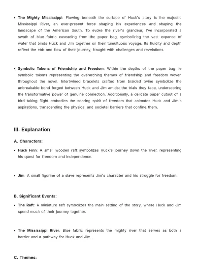 Free Paper Bag Book Report Template to Edit Online