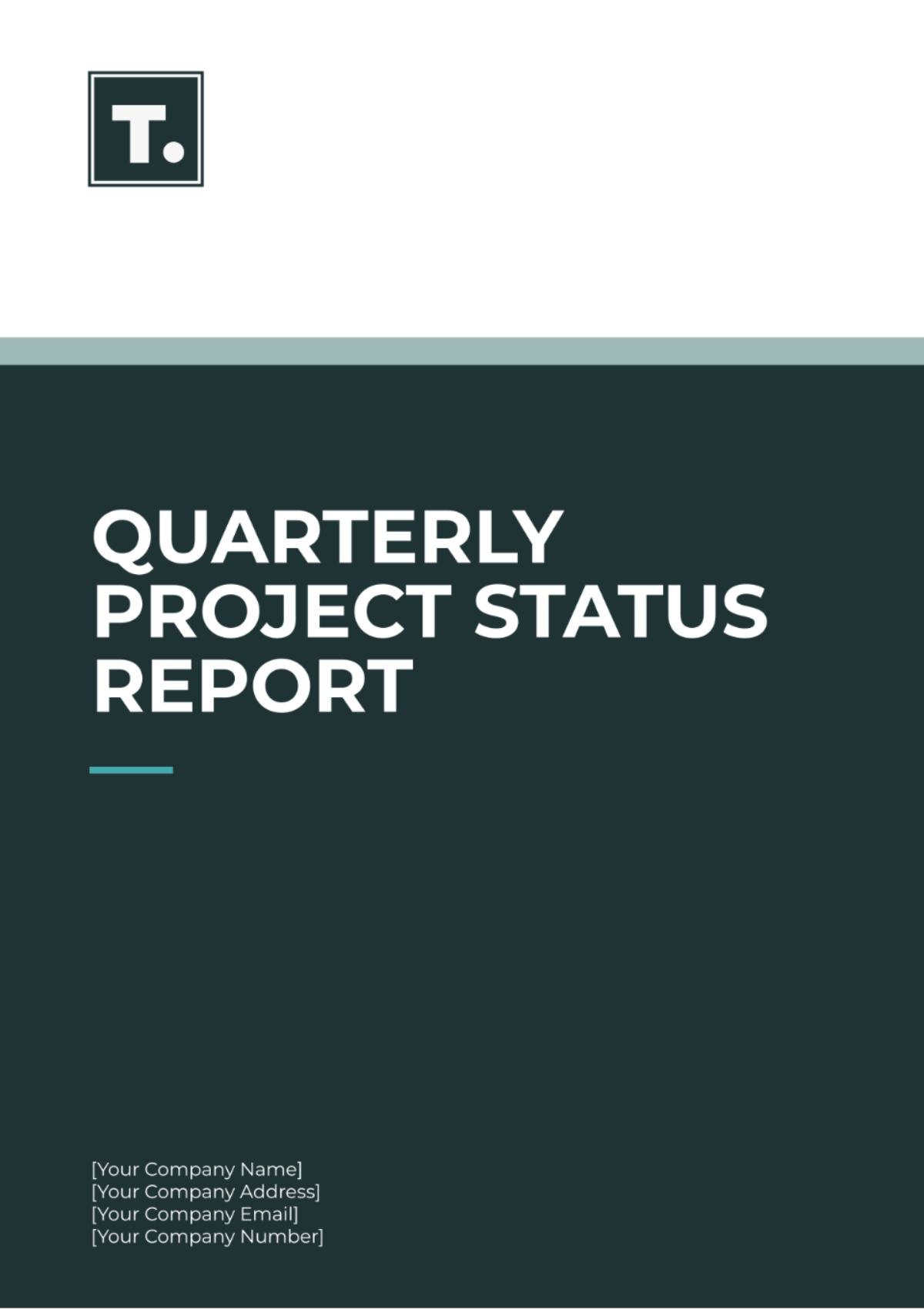 Quarterly Project Status Report Template