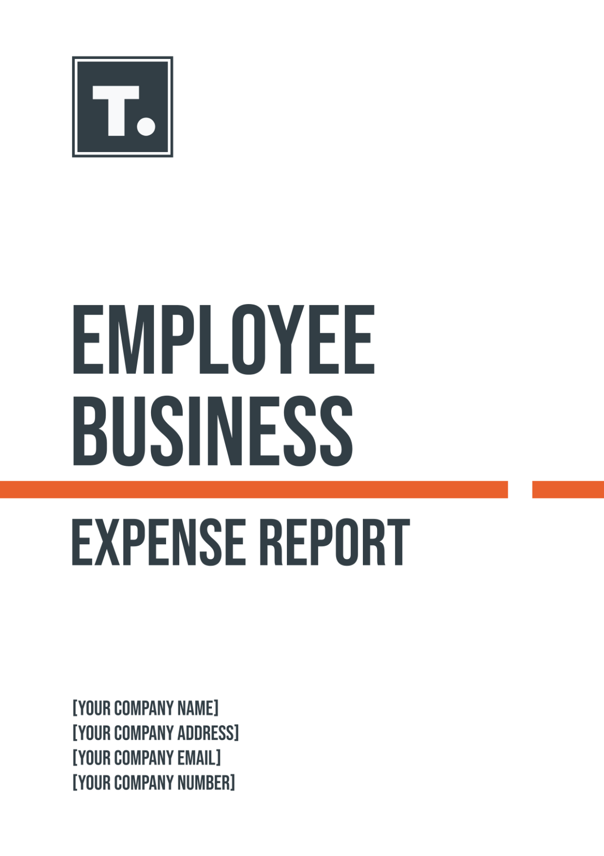 Employee Business Expense Report Template - Edit Online & Download