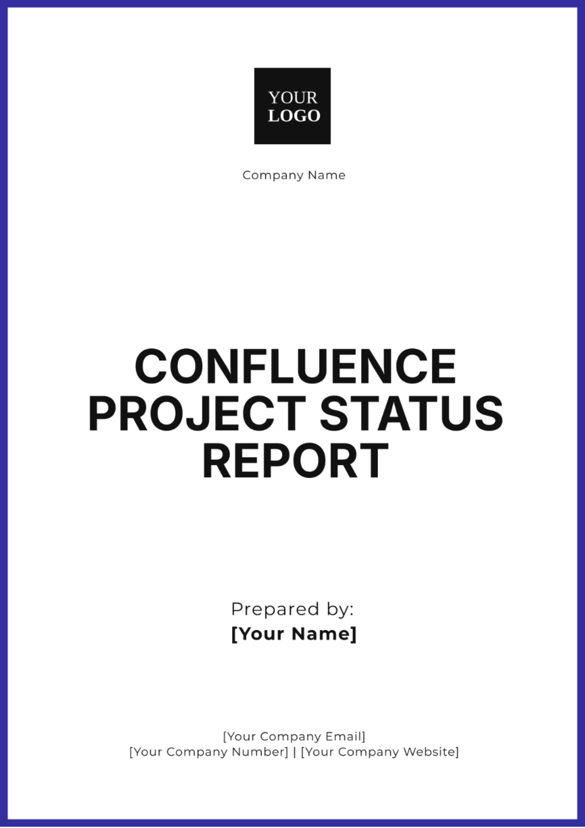 Confluence Project Status Report Template - Edit Online & Download