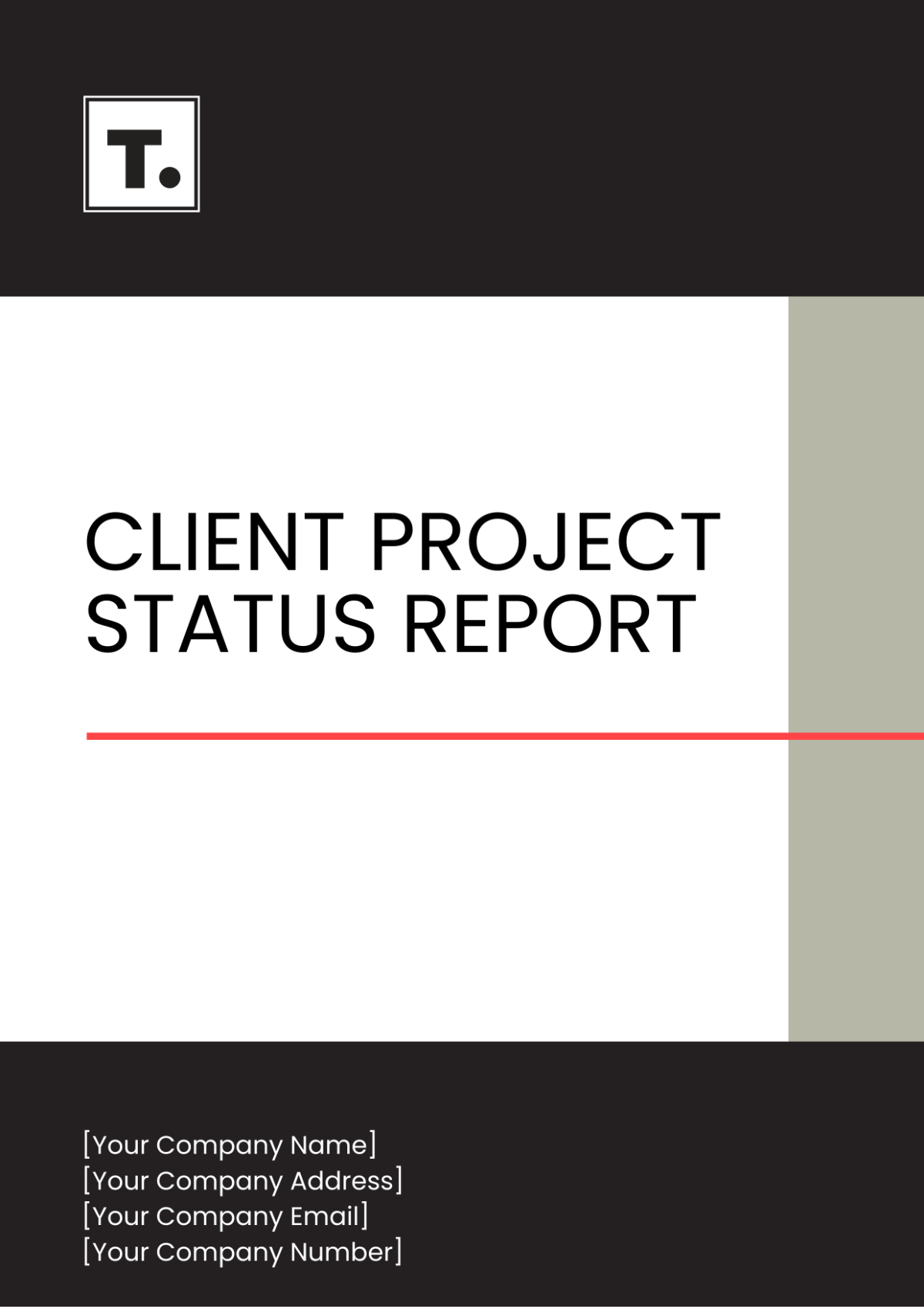 Client Project Status Report Template - Edit Online & Download Example ...