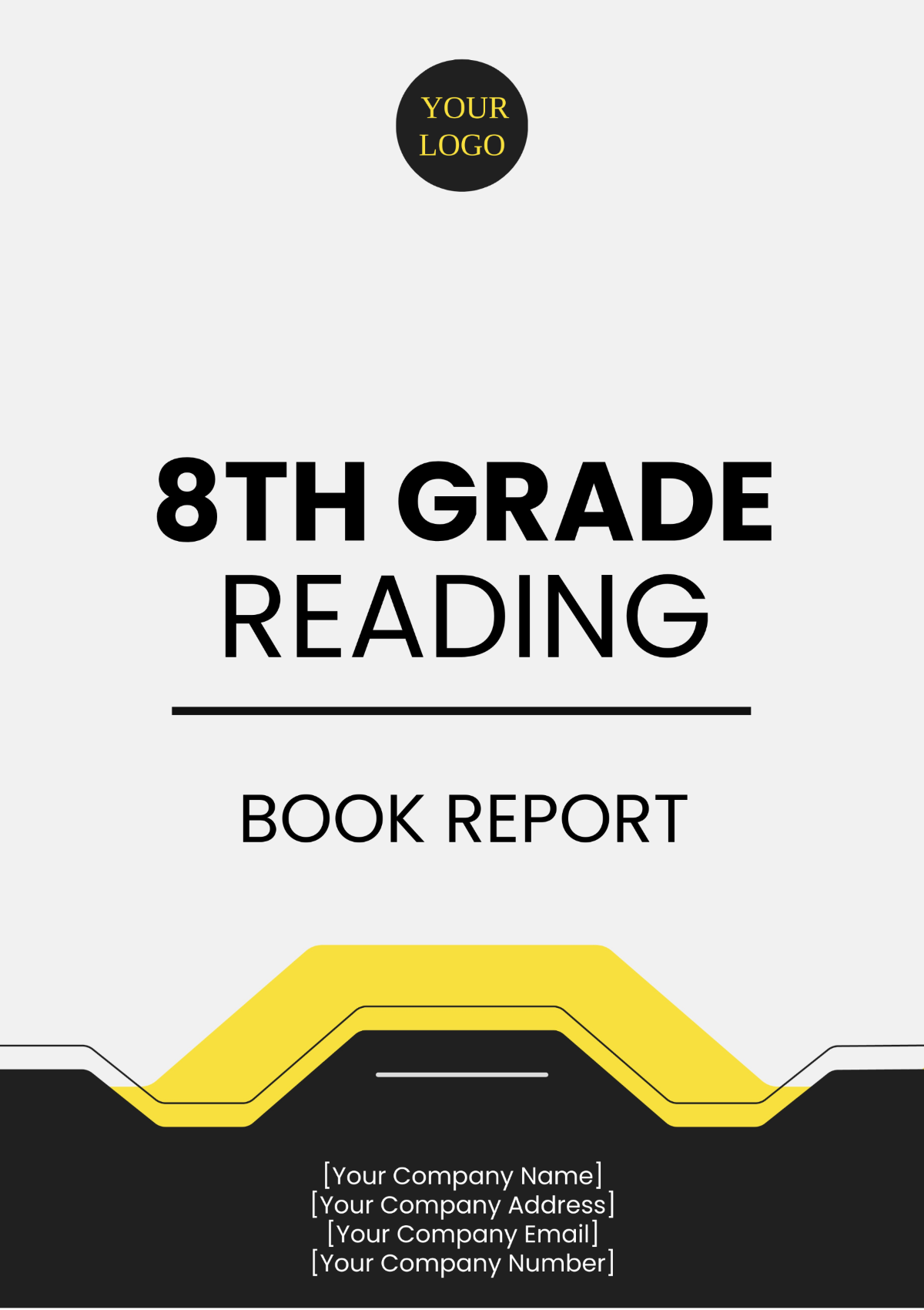 8th Grade Reading Book Report Template