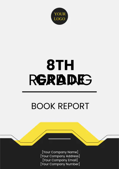 Free 8th Grade Reading Book Report Template to Edit Online