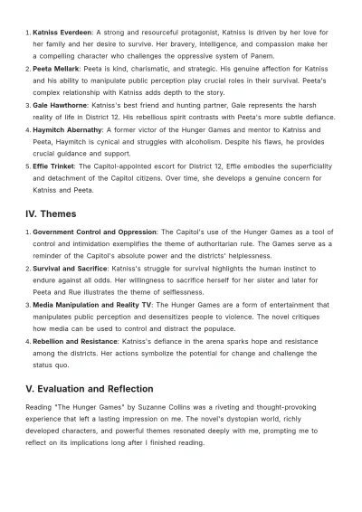 Free 8th Grade Reading Book Report Template to Edit Online