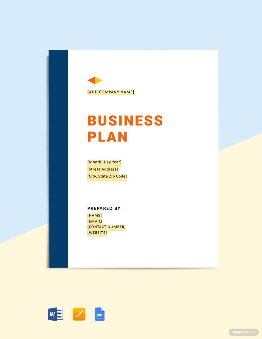 Construction Company Business Plan Template in Word, Google Docs, Apple Pages