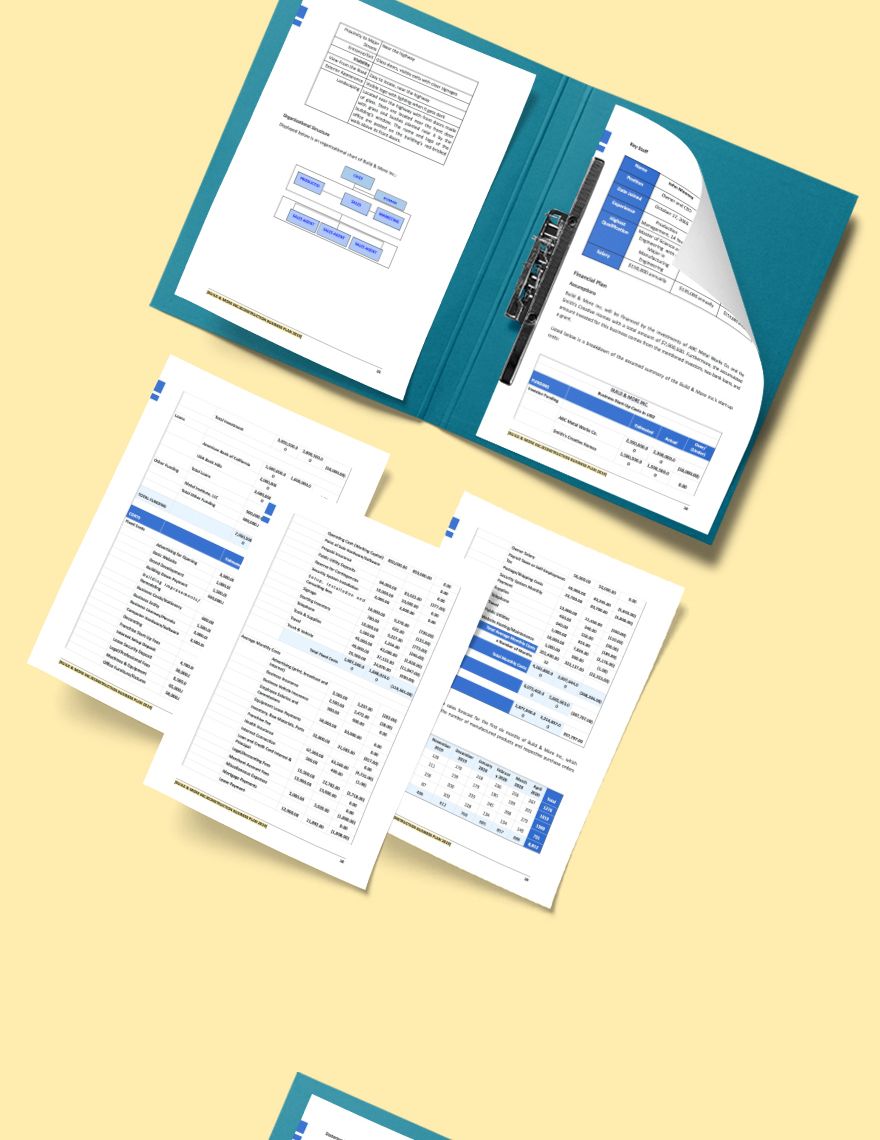 Construction Manufacturer Business Plan Template - Google Docs, Word ...