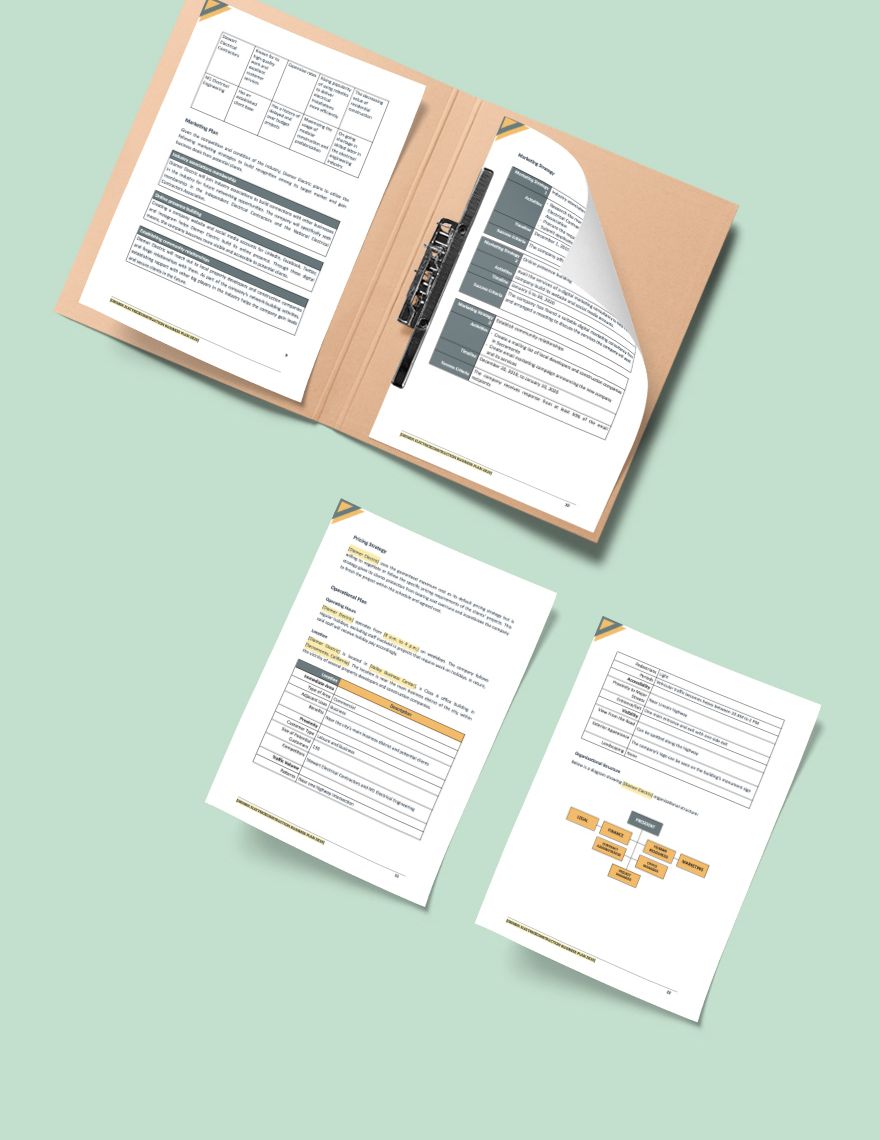 Electrical Contractor Business Plan Template Download in Word, Google