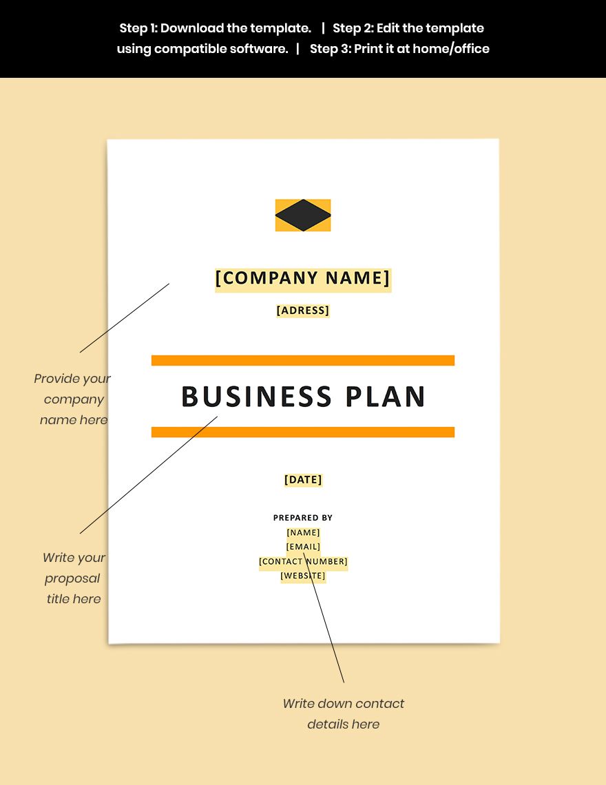 business plan for startup construction company