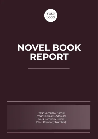 Free Novel Book Report Template to Edit Online