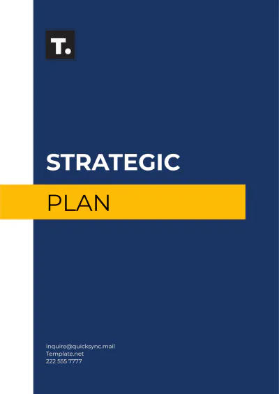 Free Sample Strategic Plan Template to Edit Online