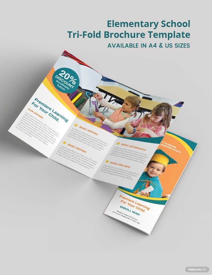 Elementary School Tri-Fold Brochure