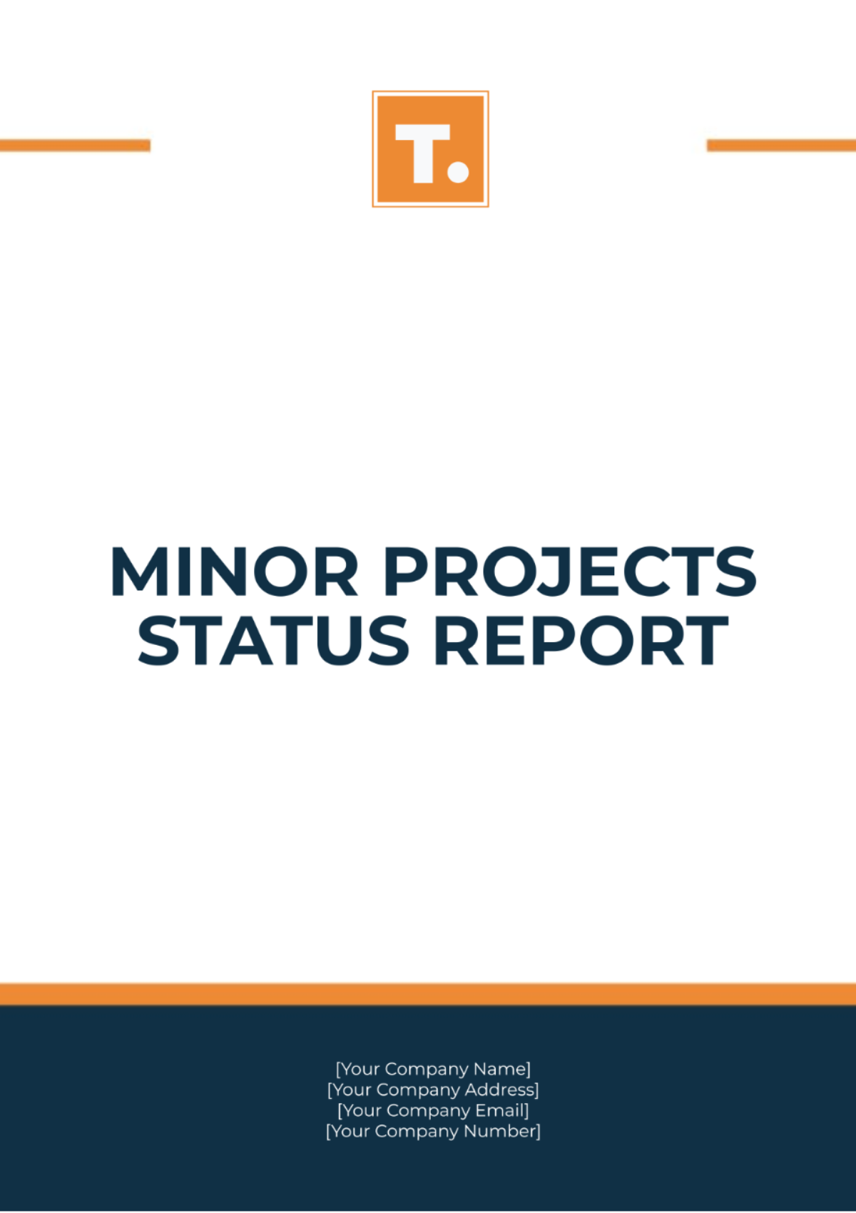 Minor Projects Status Report Template - Edit Online & Download