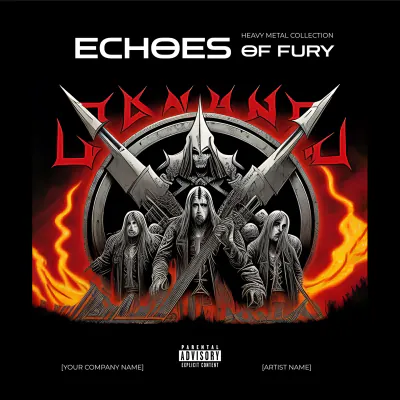 Free Album Cover For Heavy Metal Record Template to Edit Online