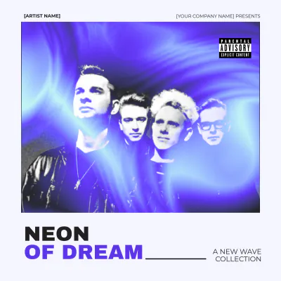 Free Edgy New Wave Album Cover Template to Edit Online