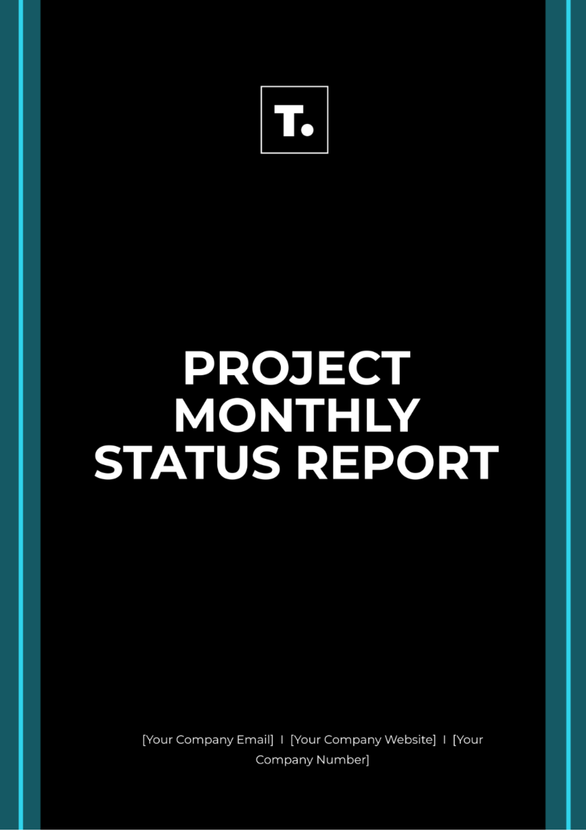 Project Monthly Status Report Template