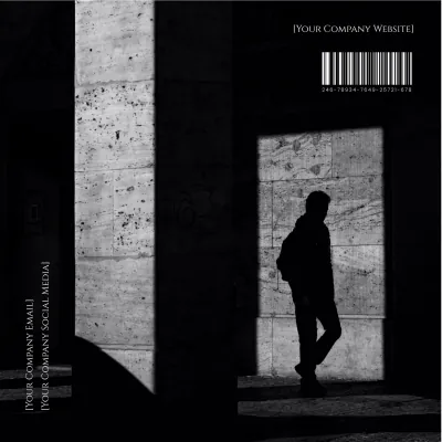 Free Silent Shadow Album Cover Art Template to Edit Online