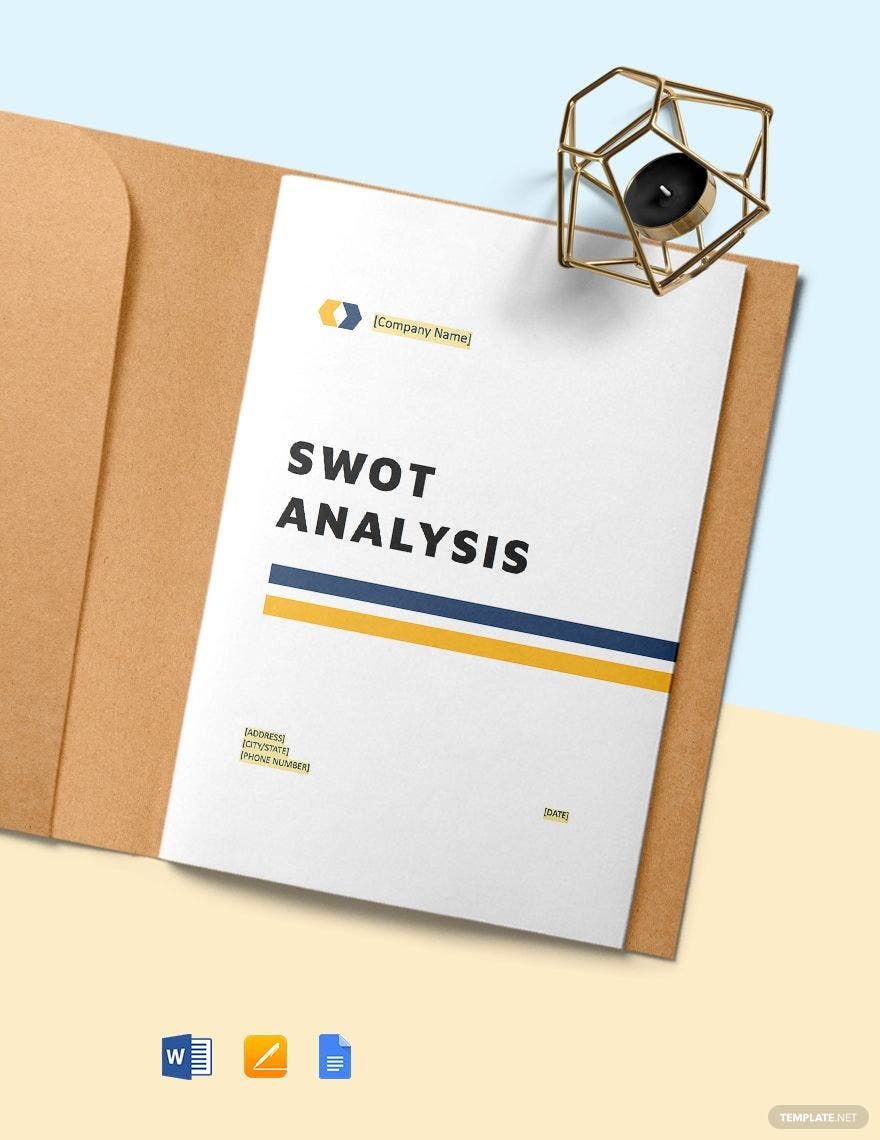 Construction Safety SWOT Analysis Template