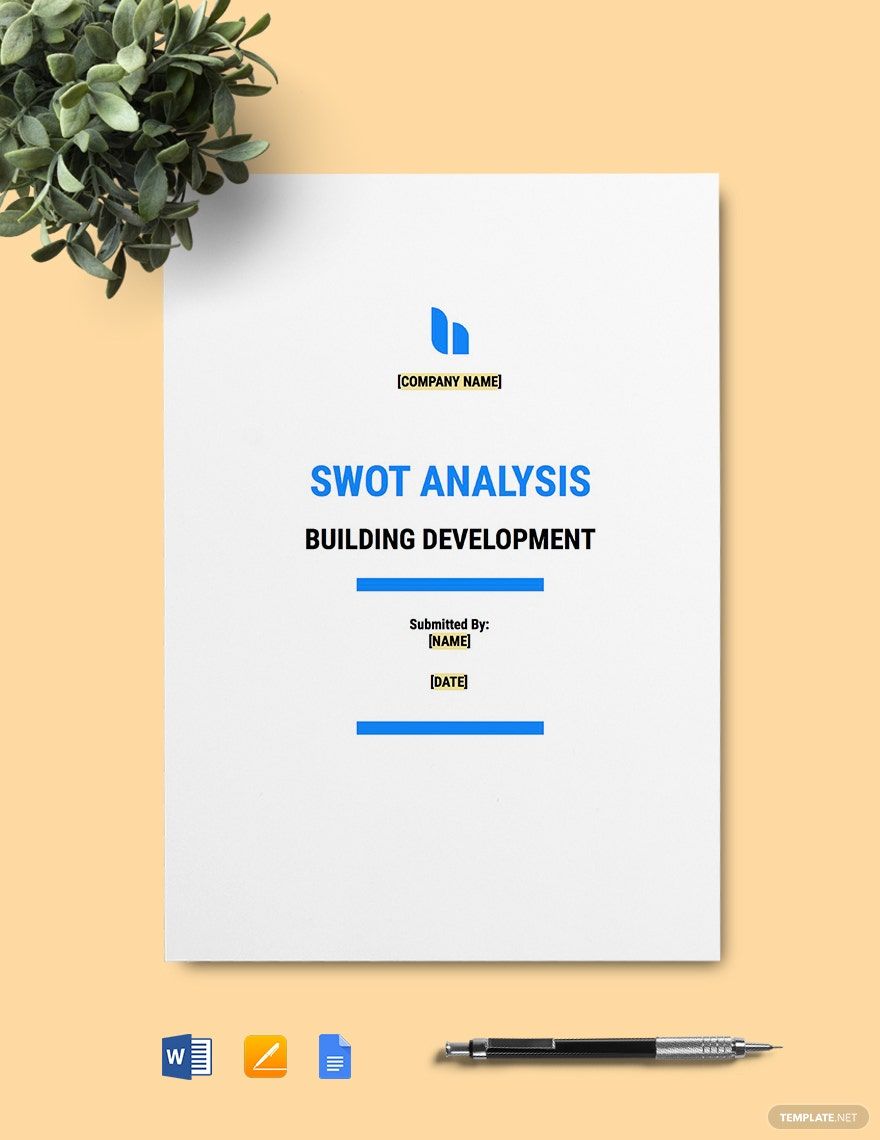 Building Development SWOT Analysis Template