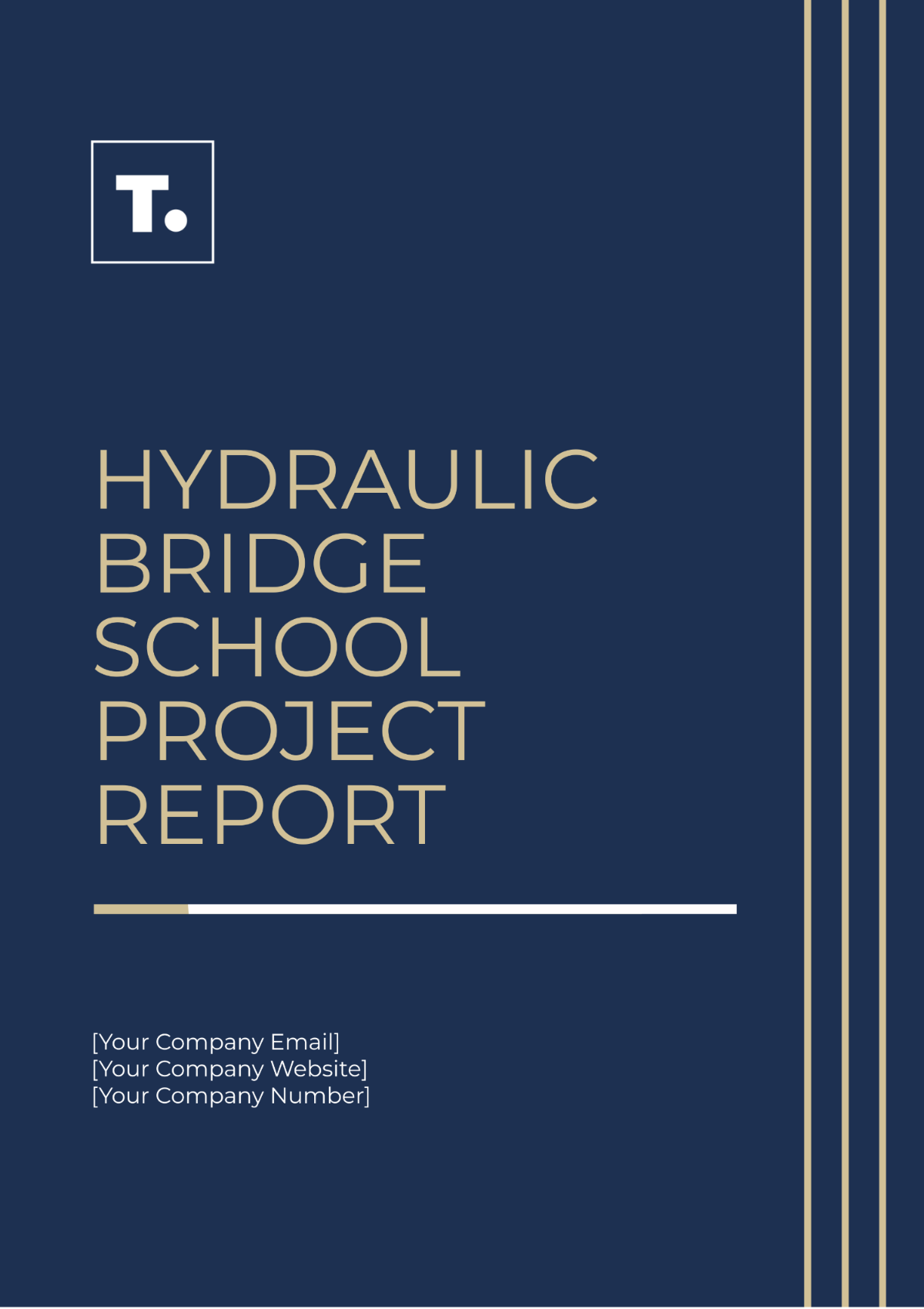 Hydraulic Bridge School Project Report Template - Edit Online & Download