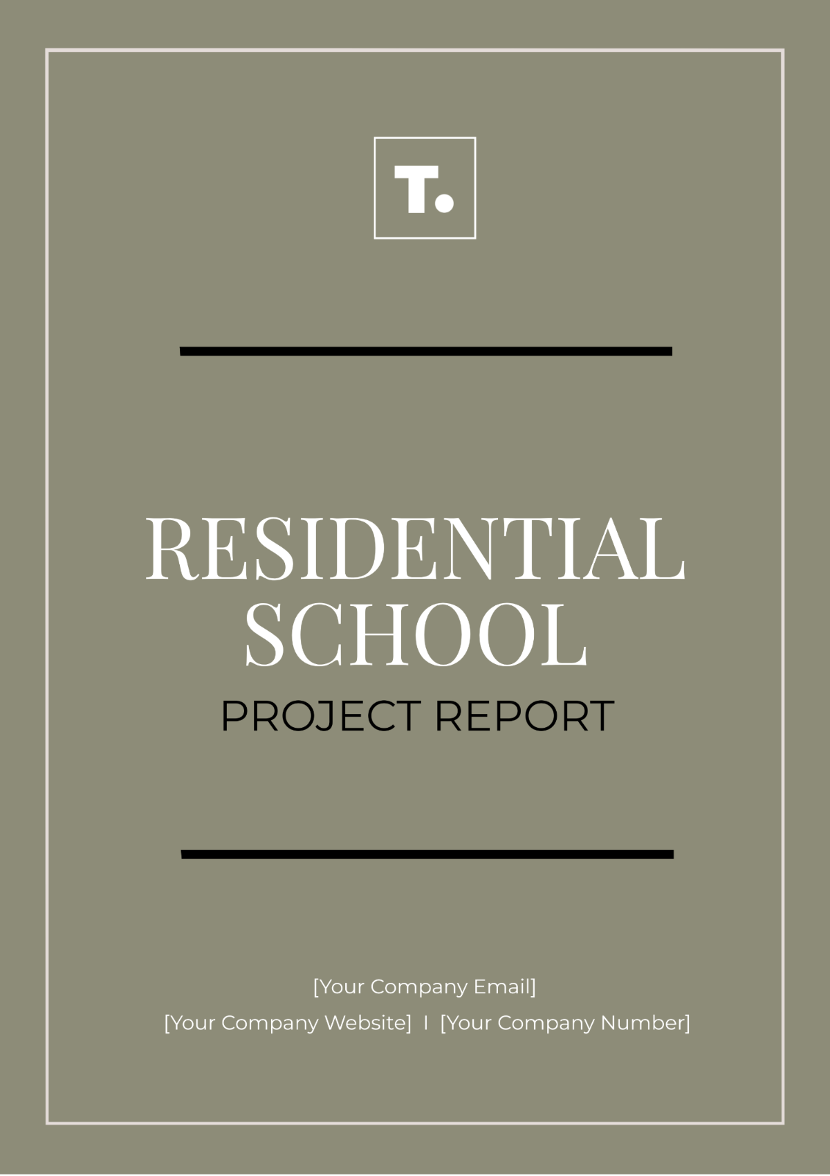 Residential School Project Report Template - Edit Online & Download