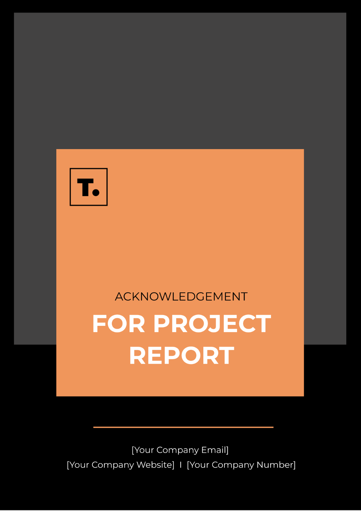 Acknowledgement For Project Report Template - Edit Online & Download