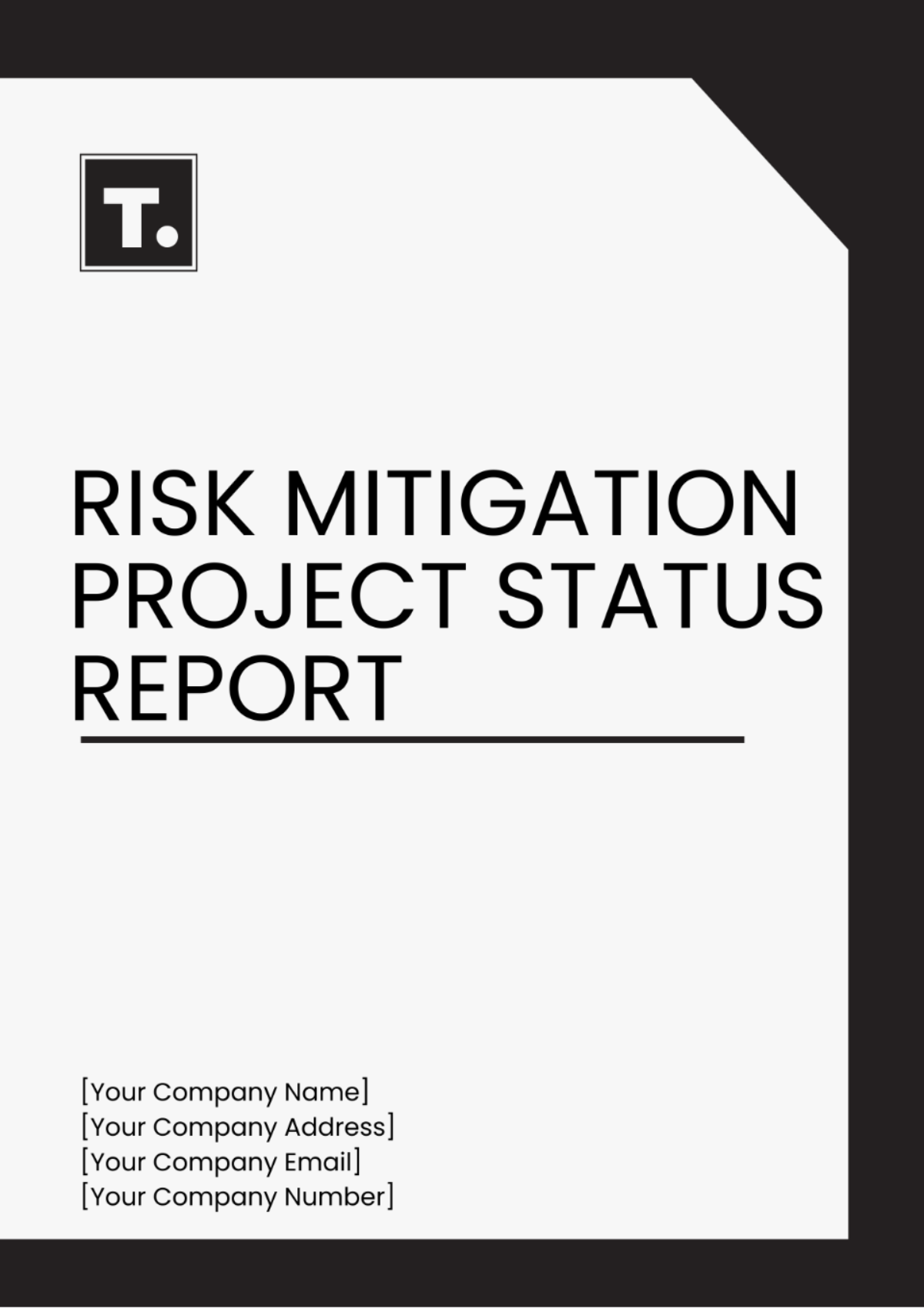 Risk Mitigation Project Status Report Templates - Edit Online ...