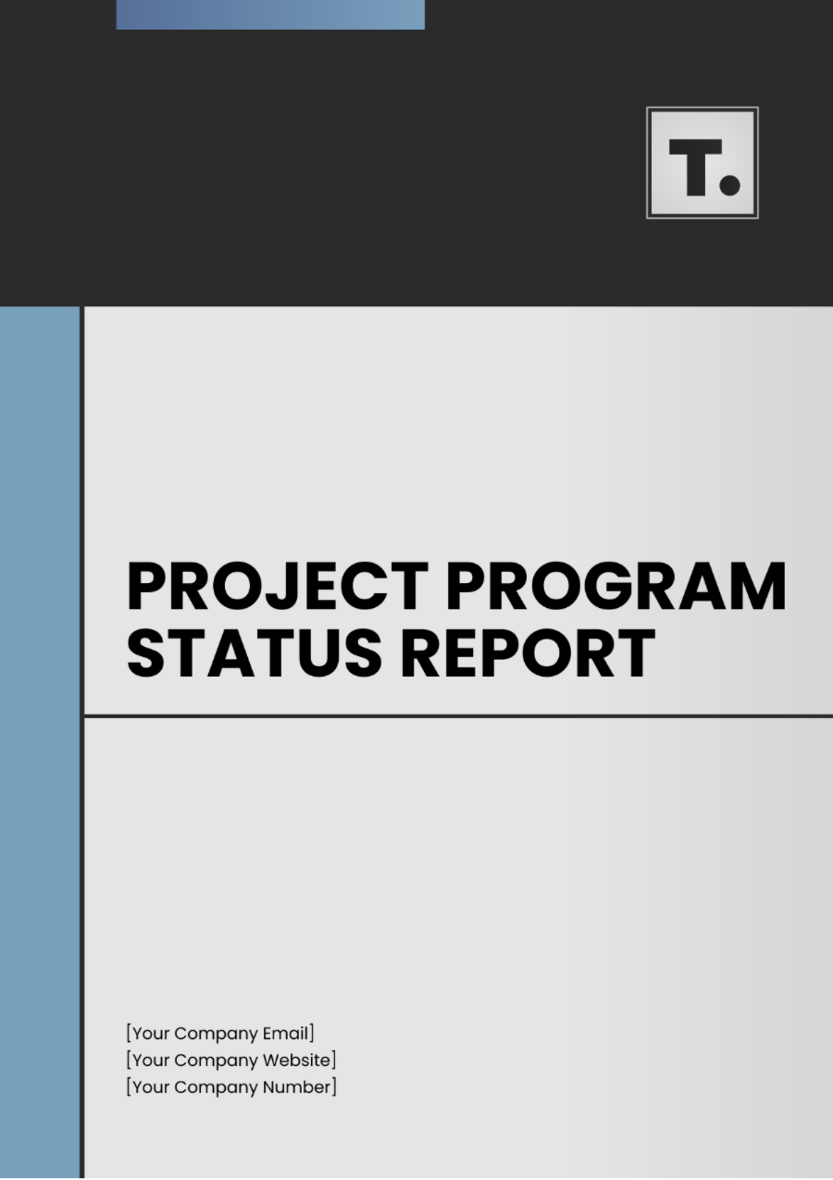 Project Program Status Report Template